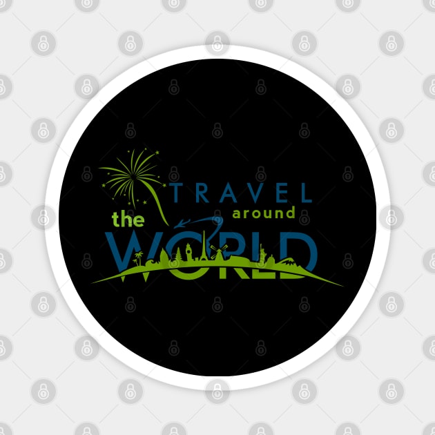 travel around the world Magnet by gravisio